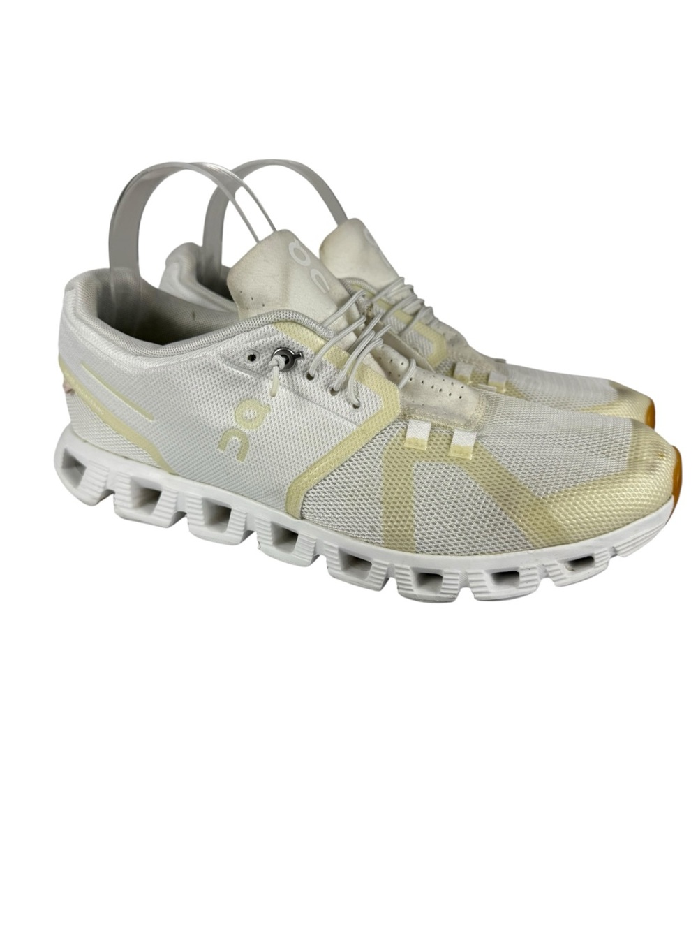 On Cloud 5 White Undyed Womens Sz 10.5